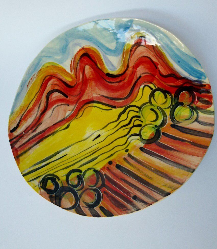 Outback Landscape Plate
