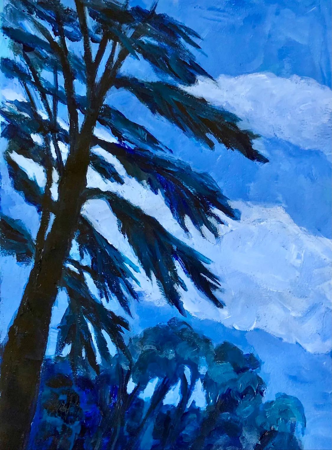 Kathy Fahey Landscape in Blue 2